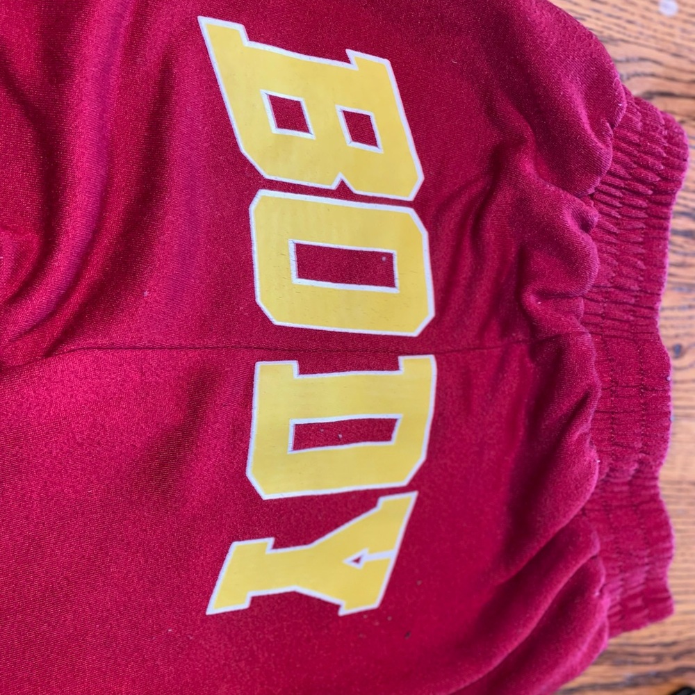 Women's Red Joggers - Picture 3 of 4